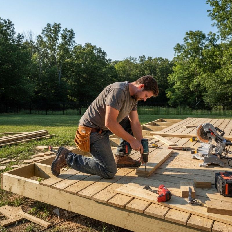 Deck Arbor Installation