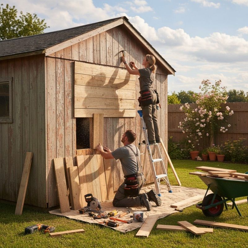 Barn Wall Repair in Conroe, TX