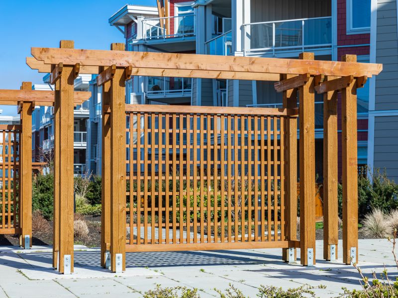 Wood Trellis Installation