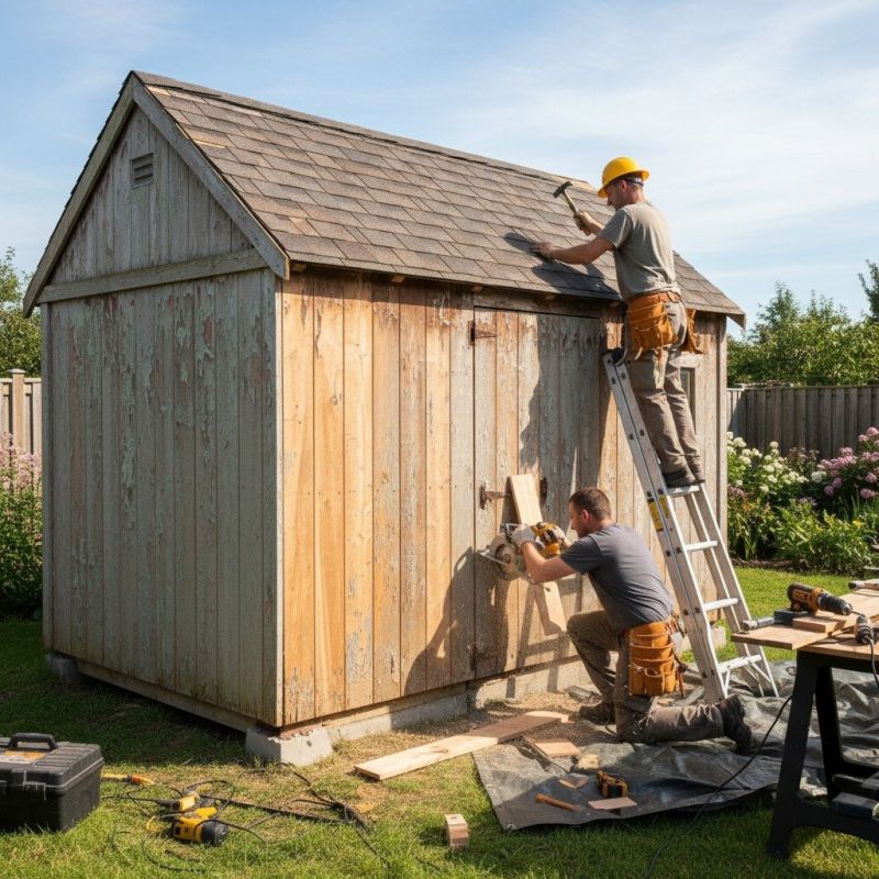 Wooden Carport Repair in Conroe, TX